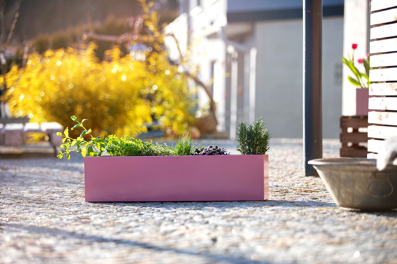 Blumenkasten Colorful – Industriestil