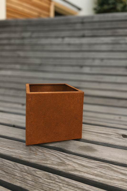 Blumentopf Corten