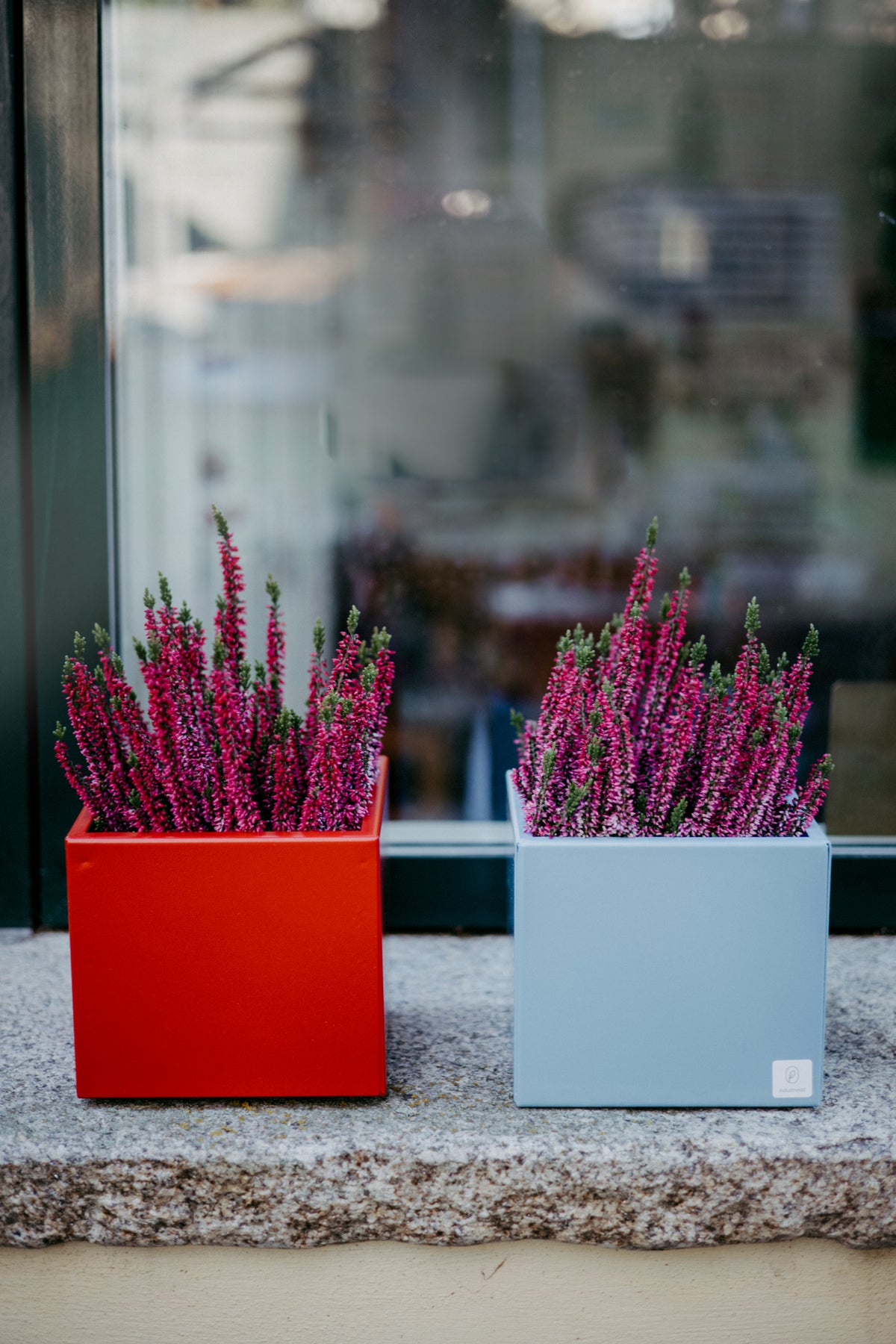 Blumentopf / Übertopf colorful aus Metall