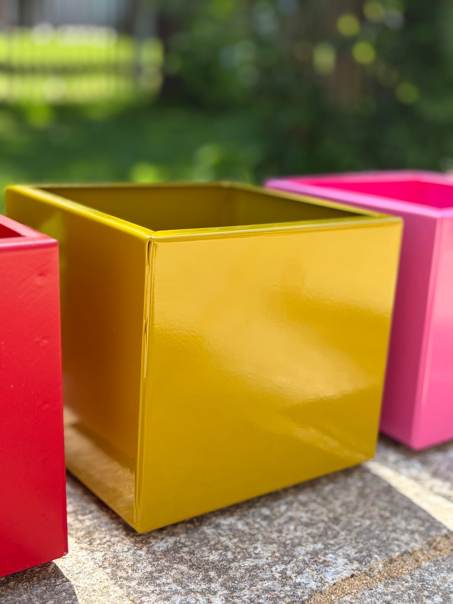 Blumentopf / Übertopf / Box colorful