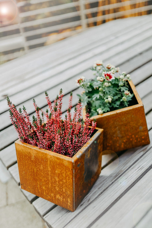 Blumentopf / Übertopf Corten