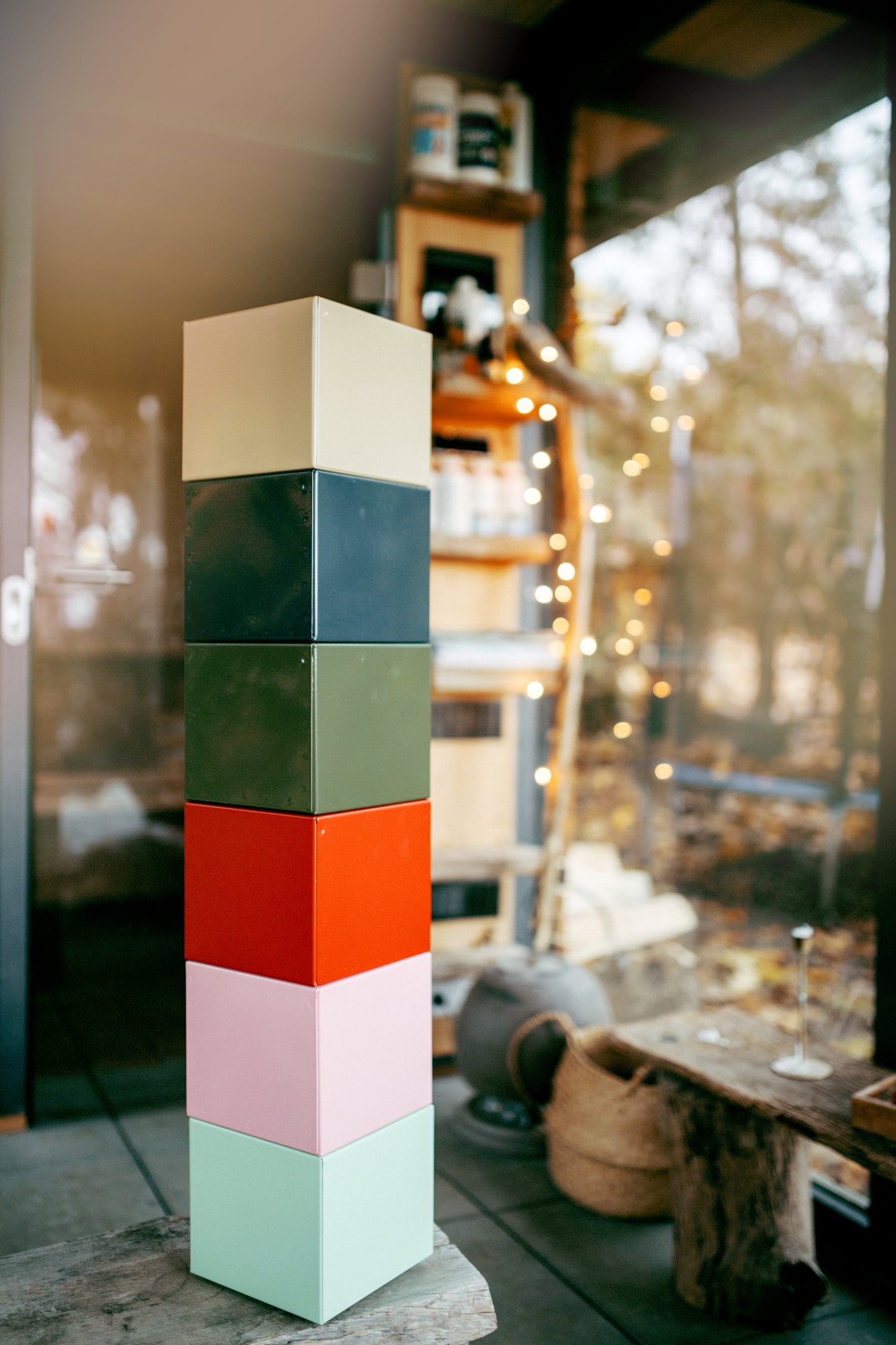 Blumentopf / Übertopf / Box colorful