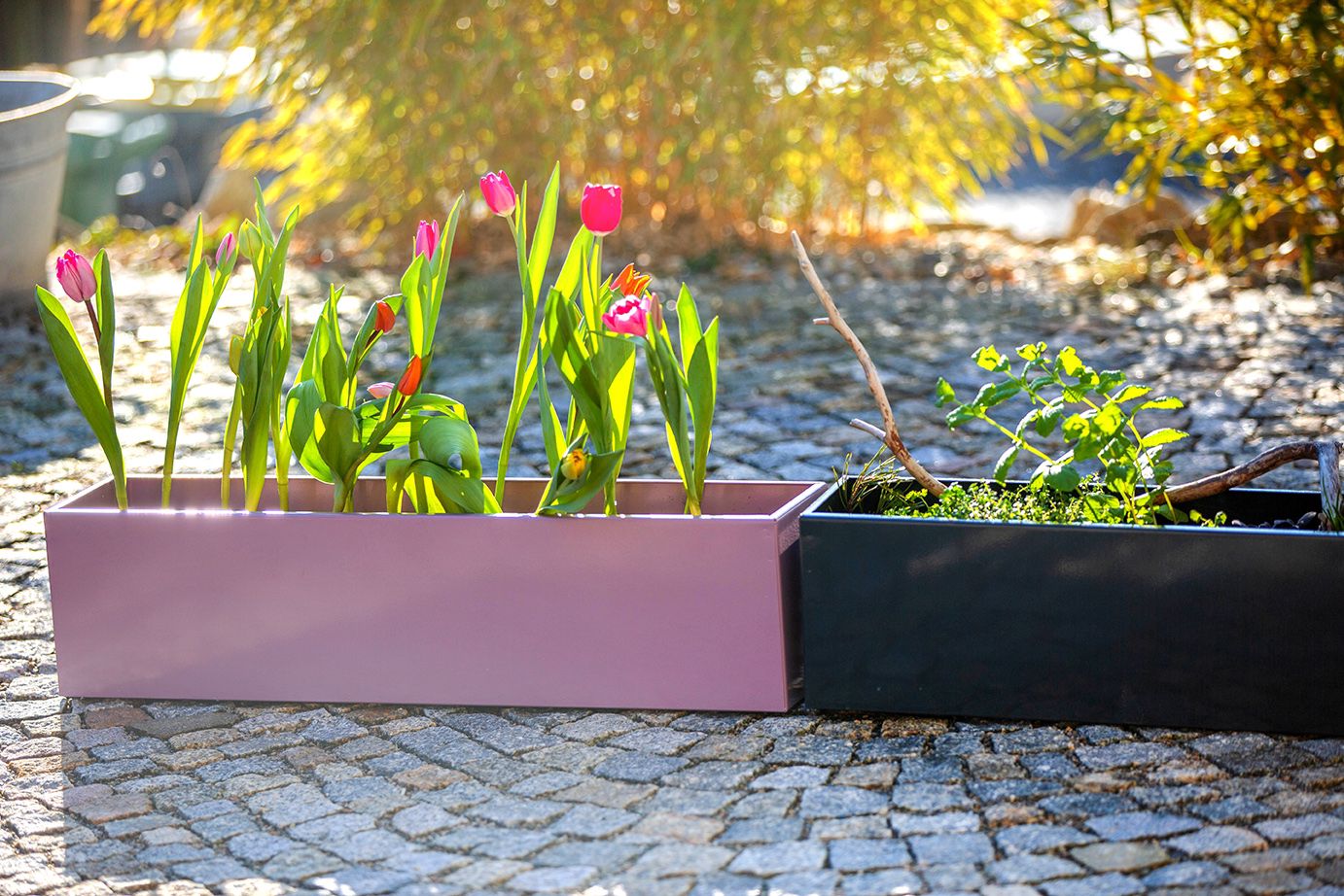 Blumenkasten Colorful – Industriestil